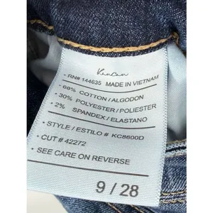 KanCan Estilo bootcut stretch dark wash double button high waist jean women’s 28 thumbnail 2