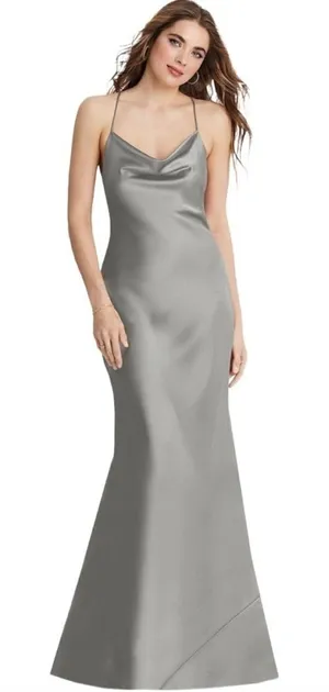 NEW Lovely Reese Sleeveless Satin Slip Maxi Dress Size XS thumbnail 1