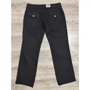 New J Galt Brandy Melville M Black Skinny Combat Pants Low Rise‎ Cargo Punk Y2K thumbnail 2