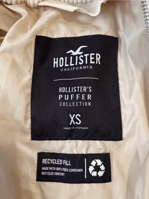 Hollister Cream Corduroy Puffer Jacket thumbnail 7