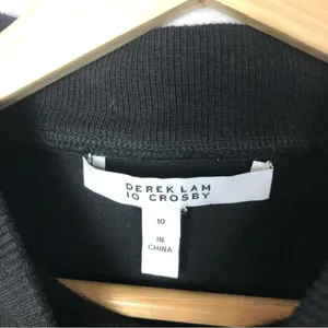 Derek Lam 10 Crosby Black Mock Neck Pullover‎ Sweatshirt 10 thumbnail 5