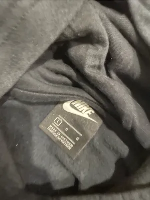 Nike Black Women's Hoodie with Silver Swoosh Logo thumbnail 2