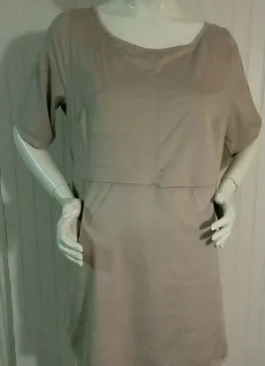 Piphany tunic dress ultra suede feel NWT Lg thumbnail 1