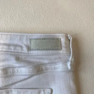 Abercrombie White Jeans 27L Harper Ankle High Rise Raw Hem thumbnail 7