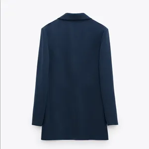 Zara POCKET BLAZER LIMITED EDITION BLUE NEW thumbnail 11