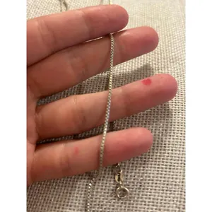 Lot a617 15.5 inch 925 sterling silver chain necklace thumbnail 6