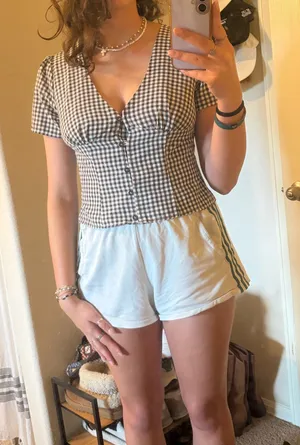 Checker top Multiple Size M thumbnail 1
