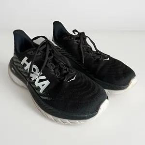 HOKA One One Mach 5 Women's Size 9.5 Black White Running Shoes 1127894 thumbnail 11