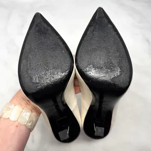 Saint Laurent Tower 110 Strass Embellished Silk Satin Pointed Toe Pump Heel 36.5 thumbnail 13