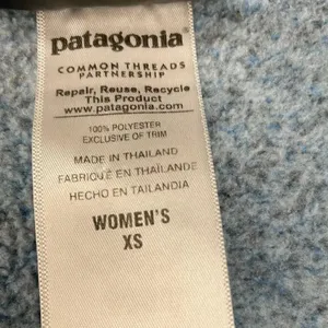 Women’s Blue Patagonia Jacket 1/4 Zip Pullover Size XS thumbnail 9