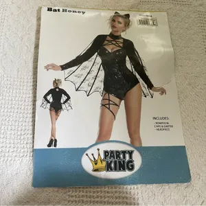 NEW Party King Bat Honey Women's Costume Size Large thumbnail 6