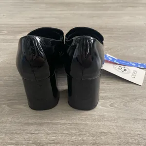 NEW CIDER black chunky heeled loafers - 8.5 thumbnail 6