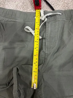 Vuori Ripstop Short Army Green Pockets Drawstring Cotton Hiking Outdoor Climb XL thumbnail 10
