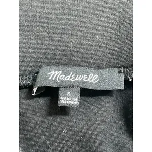 Madewell Women's Black Elastic Waist Pull On Career Mini Pencil Skirt Size S thumbnail 5