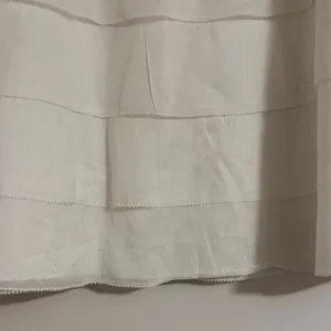 Ann Taylor Elegant White Lined Tiered Skirt thumbnail 3