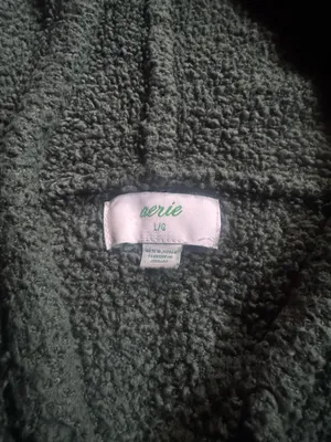 Aerie bubbled Sherpa hoodie L thumbnail 3
