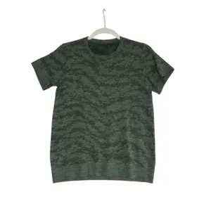 LULULEMON Swiftly Breathe Short Sleeve Top Sz M Green Athletic Everyday Travel thumbnail 2