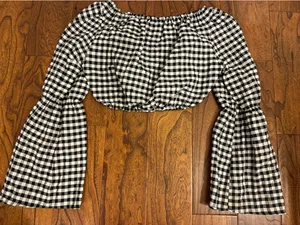 Topshop Cropped Long Sleeve Top thumbnail 2