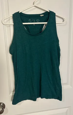 Women’s Teal Scoop Neck Tank Top - Classic Everyday Layer thumbnail 1