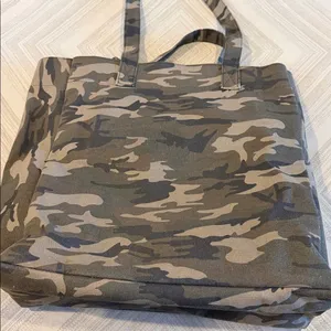 Koala Kanvas Camouflage Canvas Tote Bag – Black Glitter Star thumbnail 11