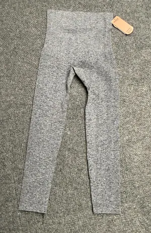 Shapermint Essentials High Waisted Shaping Leggings Gray Heather Medium NEW thumbnail 1