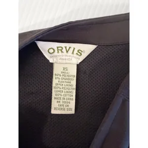 Orvis Womens Black Utility Technical‎ Vest Zip Front Pockets Size XS thumbnail 5