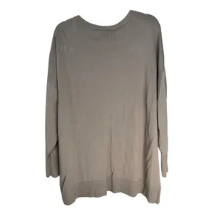 d&co Signature Women's Taupe Knit Sweater Long Sleeve‎ Oversized V-Neck L thumbnail 9