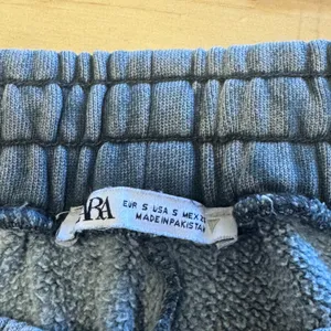 Zara Gray Acid Wash Wide Leg Seam Front‎ Sweatpants Streetwear 3199/804 Small thumbnail 6