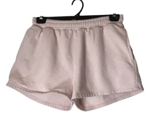 Ksubi 3 x‎ 4 Trak Shorts Women Large Dusty Pink Cotton Fleece Athleisure Comfy thumbnail 1