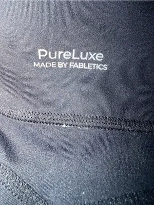 Fabletics Oasis PureLuxe High-Waisted Black Leggings with Side Pockets thumbnail 4