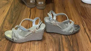 Chelsea Moreland sliver pageant/hoco/prom shoes thumbnail 1