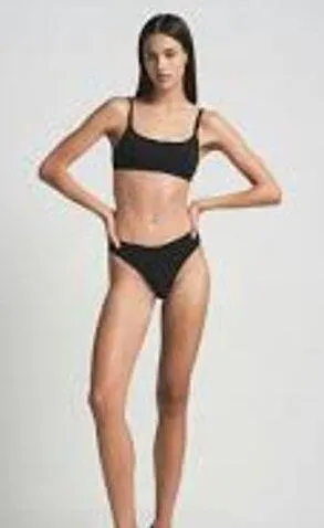 SKIMS Fits Everybody Scoop Bralette Black Size Large L COMFY MINIMALIST LOUNGE thumbnail 2