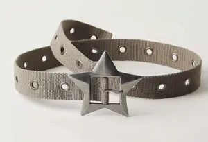 Free People Bohemian Grunge 90s Zoa Star Buckle Hip Belt Medium Large NWT thumbnail 1