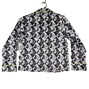 Disney Mickey Mouse‎ Sleep Shirt For Adults Size Small Black White Polyester thumbnail 2