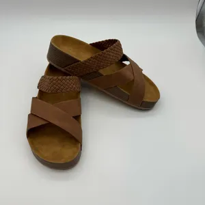 New. Brown Sandals for Women – Soft Cushioned Soles, Casual Warm Weather Wear thumbnail 14