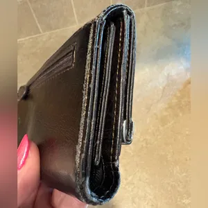 Dolce & Gabbana Wallet Black Faux/Leather Wallet Repair Project As Is thumbnail 4