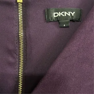 DKNY Women's Purple‎ V-Neck Ruffled Cap-Sleeve Sheath Dress Size 4 thumbnail 8