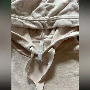ATHLETA Pullover Yogi High Low Sweatshirt Pearl White Hoodie Long‎ Size Small thumbnail 4