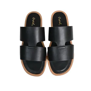 Qupid Womens 10 Slip On Black Sandal Slide NWOB thumbnail 4