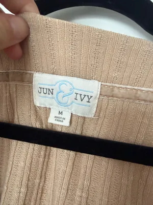 Light Brown Long Sleeve Top Size M thumbnail 3