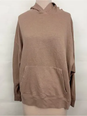 Victoria’s Secret PINK oversized brown hoodie tunic XL thumbnail 1