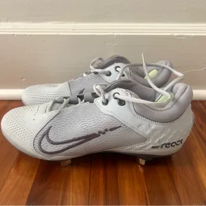 Nike Women’s Hyperdiamond 4 Elite Softball Cleats Wolf Gray size 10 thumbnail 4