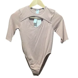 Fabletics NWT Finely Cutout‎ Seamless Bodysuit in Desert Size Small thumbnail 4