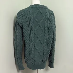Aelfric Eden Womans Green Heavy Knit Sweater Soft Long Sleeve M Long Sleeve thumbnail 8