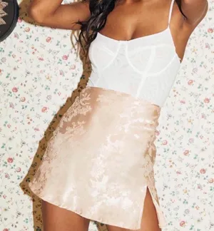 Princess Polly Satin Mini Skirt thumbnail 1