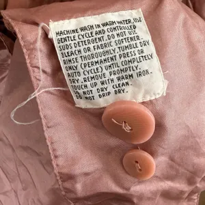 The Totes Coat vintage dusty rose nylon long coat thumbnail 10