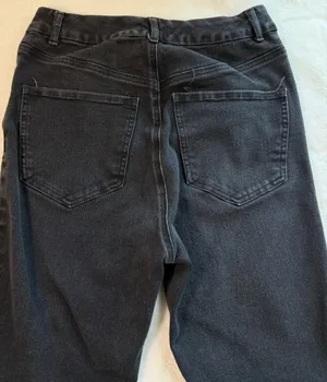 Express women’s Black Dark Wash skinny Ultra Hyper Stretch size M thumbnail 5