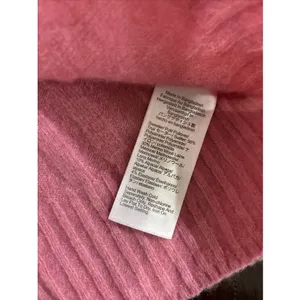 J. Crew Merino Alpaca Wool Blend Wide Cable Sweater Pink Large Cozy Grandma Core thumbnail 7