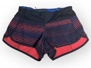 Lululemon Run: Speed Short 4-Way Stretch – Twisted Dune Alarming Black – Size 2 thumbnail 1