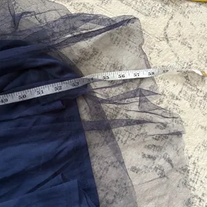 Lulus Rare Beauty Navy Blue Tulle Backless Maxi Dress Size XS NWT Formal Sexy thumbnail 9